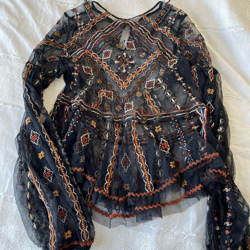 Free people lace top